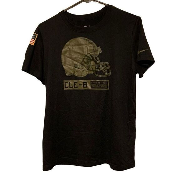 Cleveland Browns Nike Dri-Fit Size Large Salute To Service T-Shirt - Picture 1 of 8